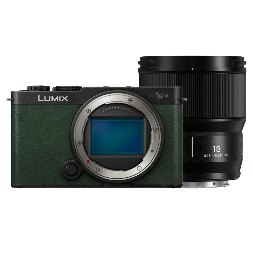 Panasonic Lumix S9 Body Dark Olive + Lumix S 18mm F/1.8